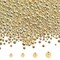 250 Pcs 14K Gold Filled Spacer Beads, 5mm Seamless Smooth Round Beads, Tarnish Resistant Brass Metal Loose Beads for DIY Necklace, Bracelet & Jewelry Making Supplies